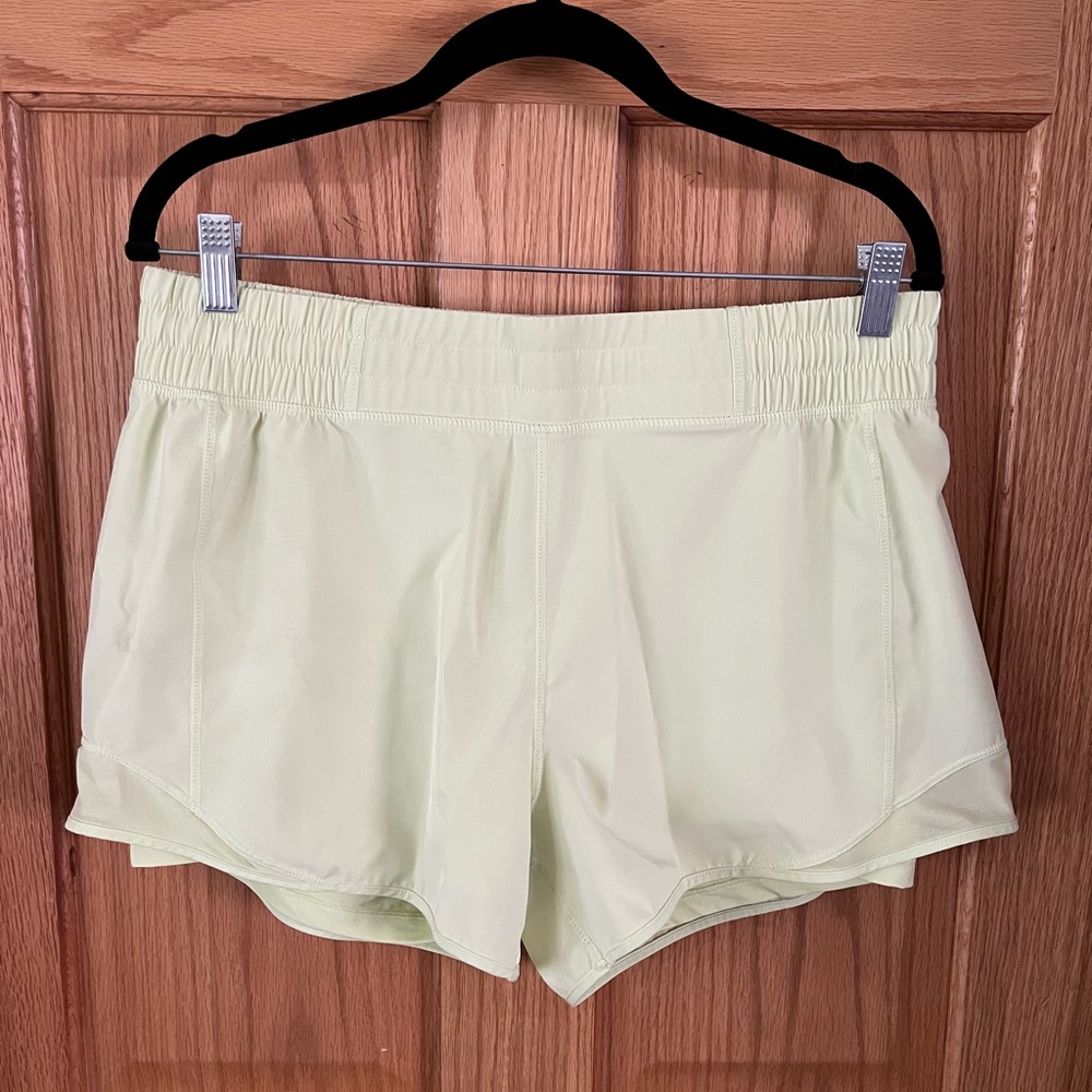 Light Yellow Athletic Shorts